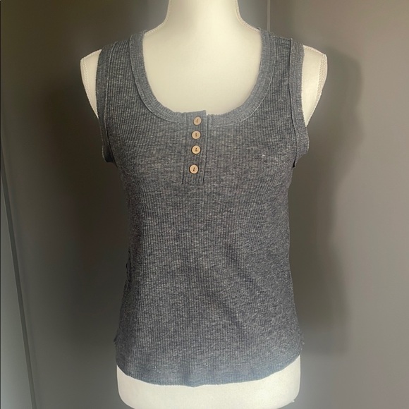 Versona Gray SleevelessTop Size L - Picture 1 of 6